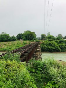 Railway and river